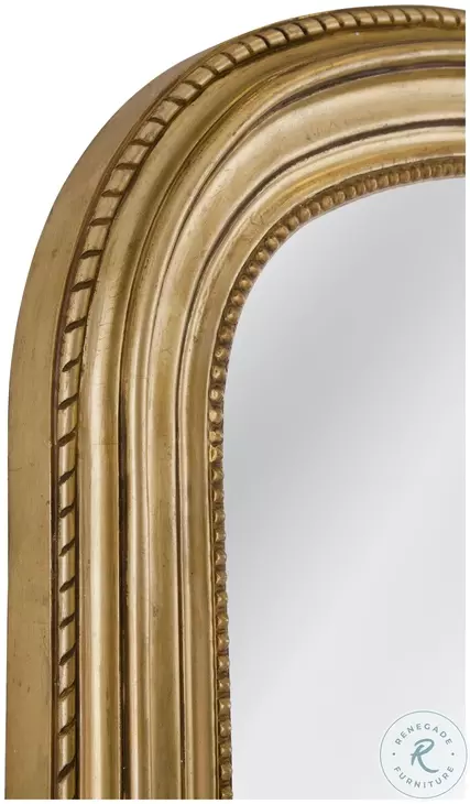 Baez Gold Floor Mirror