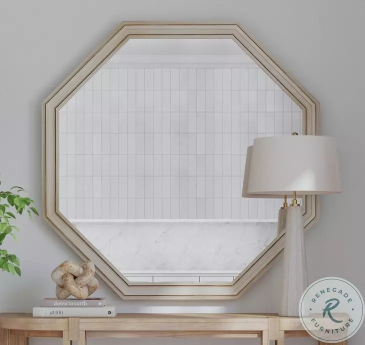 Holiday Plated Silver Wall Mirror