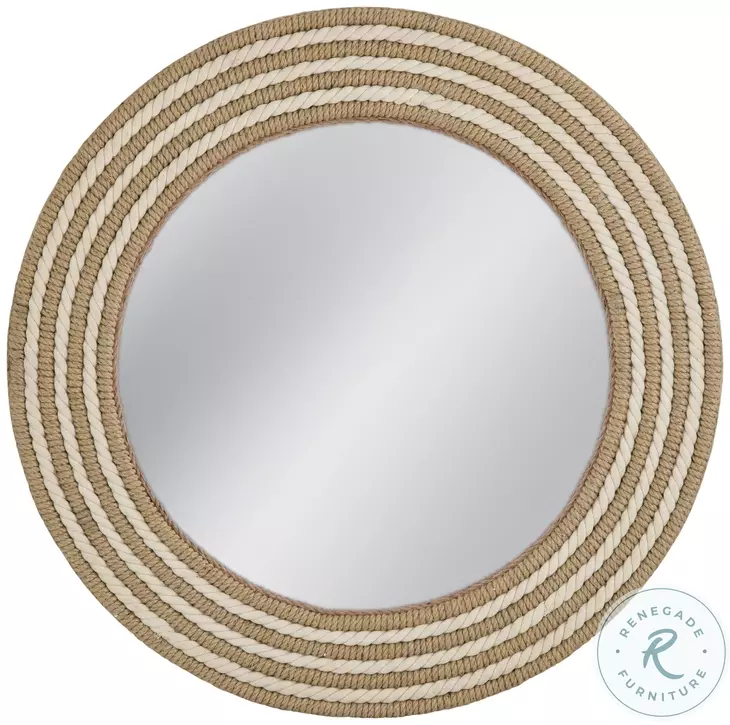 Astern Natural And White Wall Mirror