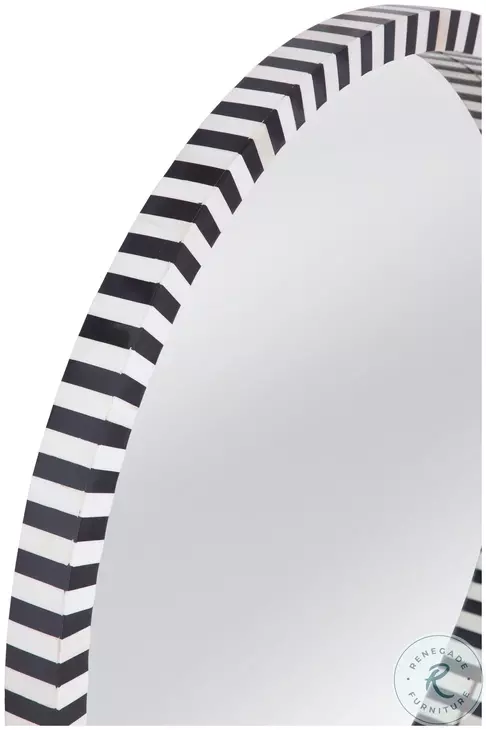 MacArdle Black And Cream Wall Mirror