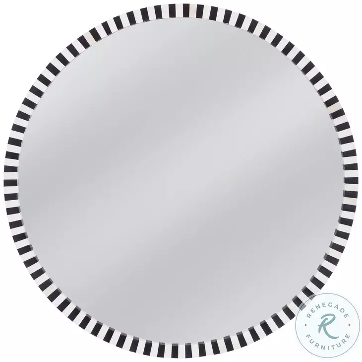 MacArdle Black And Cream Wall Mirror