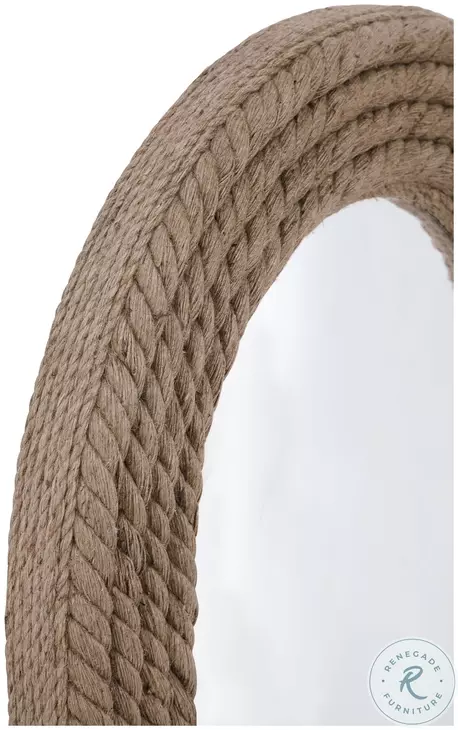 Poole Earthy Brown Wall Mirror