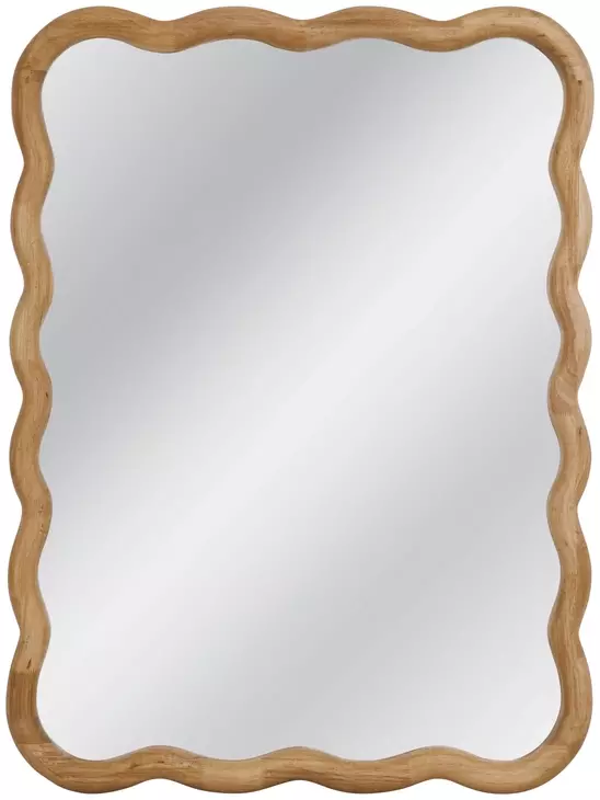 Rider Wood Frame Rectangular Wall Mirror