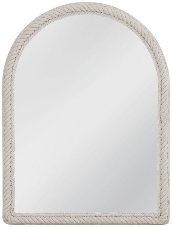 Nichols White Arched Wall Mirror