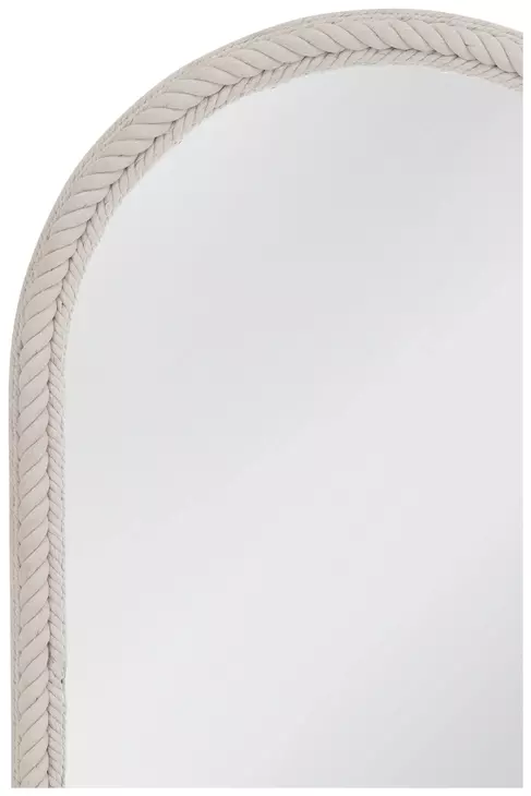 Nichols White Arched Wall Mirror