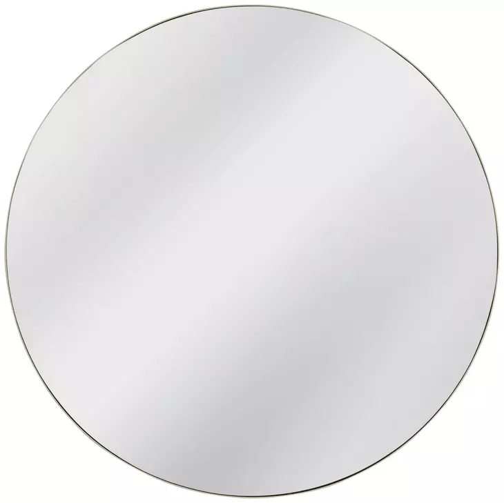 Eltham Silver Round Wall Mirror