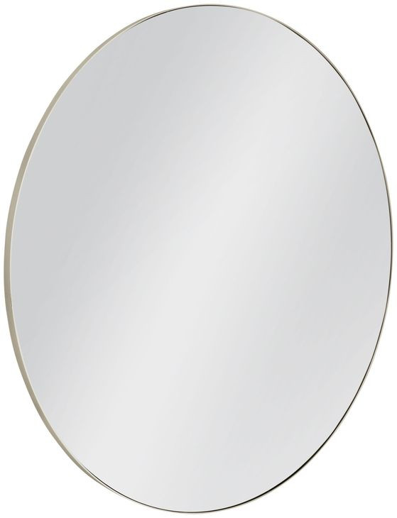 Eltham Silver Round Wall Mirror