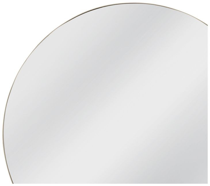 Eltham Silver Round Wall Mirror