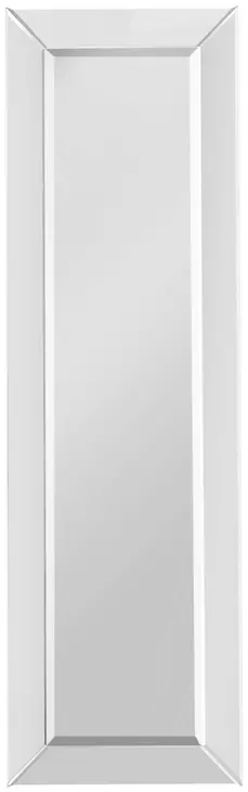Perry Black and Clear Rectangular Wall Mirror