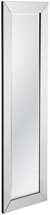 Perry Black and Clear Rectangular Wall Mirror