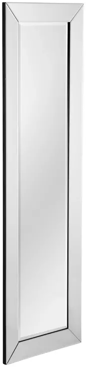 Perry Black and Clear Rectangular Wall Mirror