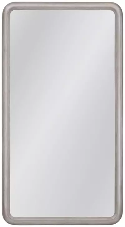 Berylon Silver Rectangular Floor Mirror