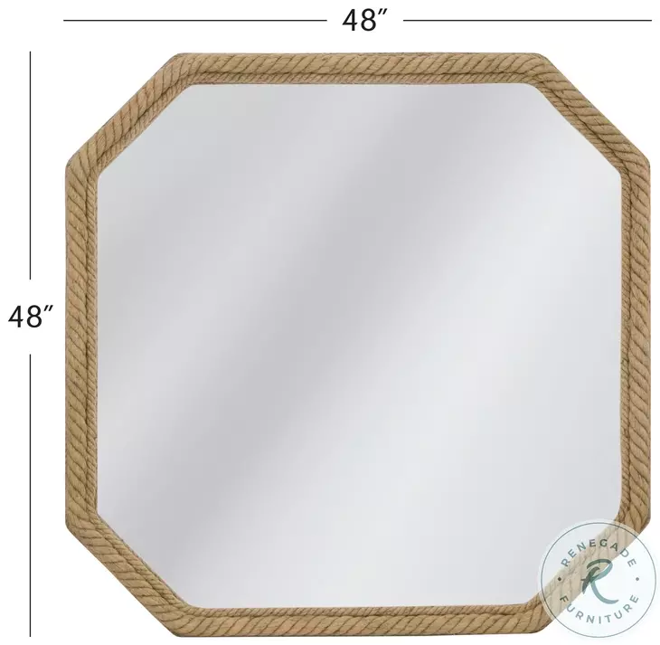Endora Natural Rope Wall Mirror