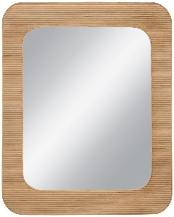 Wilson Natural Rectangular Wall Mirror