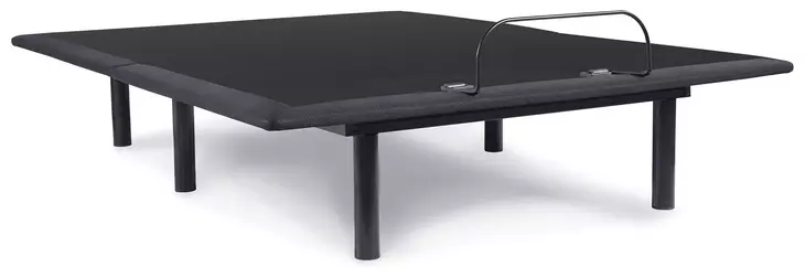 Head Up Only Foundation Charcoal Gray Queen Adjustable Head Base with USB Charging