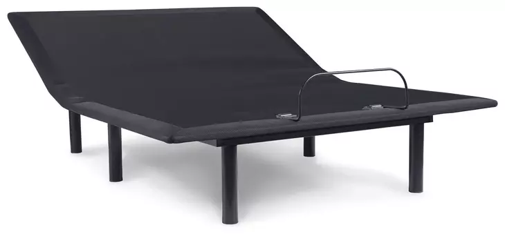 Head Up Only Foundation Charcoal Gray Queen Adjustable Head Base with USB Charging