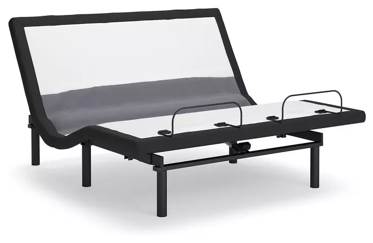 Best Base with Lumbar and Audio Charcoal Gray King Adjustable Base