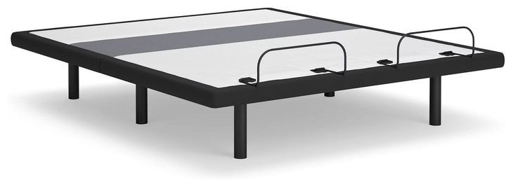 Best Base with Lumbar and Audio Charcoal Gray California King Adjustable Base