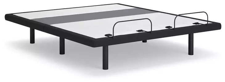 Best Base with Lumbar and Audio Charcoal Gray King Adjustable Base