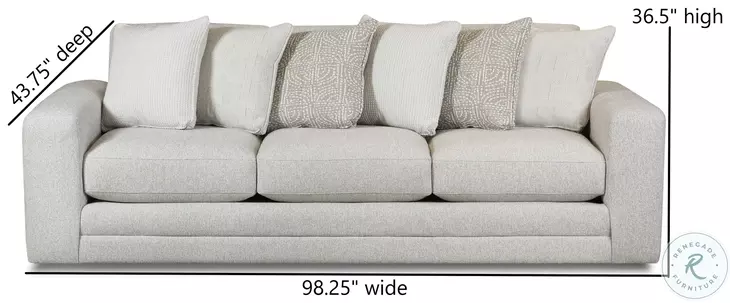 Hogan Cotton Track Arms Sofa