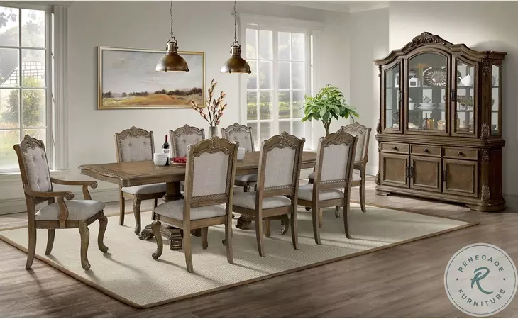 Denali Beige Arm Chair Set Of 2