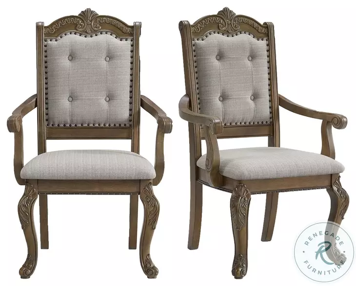Denali Beige Arm Chair Set Of 2
