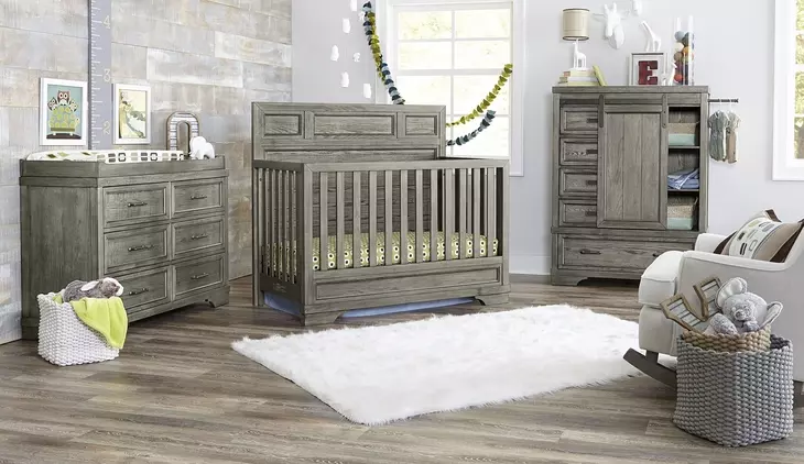 Foundry Brushed Pewter 6 Drawer Dresser