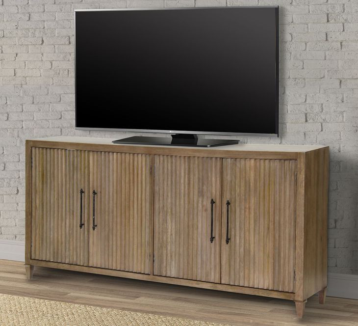Crossings Maldives Latte 76" TV Stand