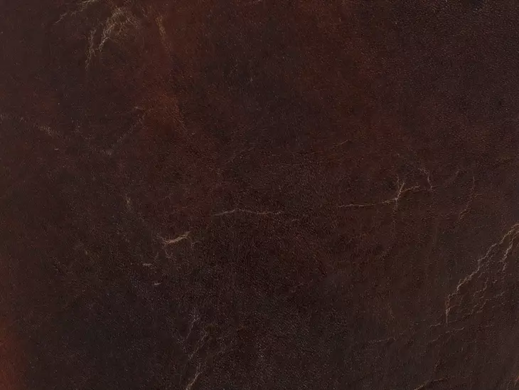 Chester Dark Walnut Leather Stationary 94" Sofa