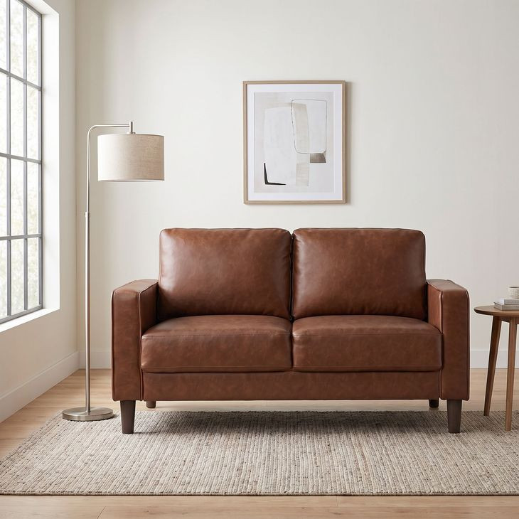 Malcolm Chocolate Loveseat