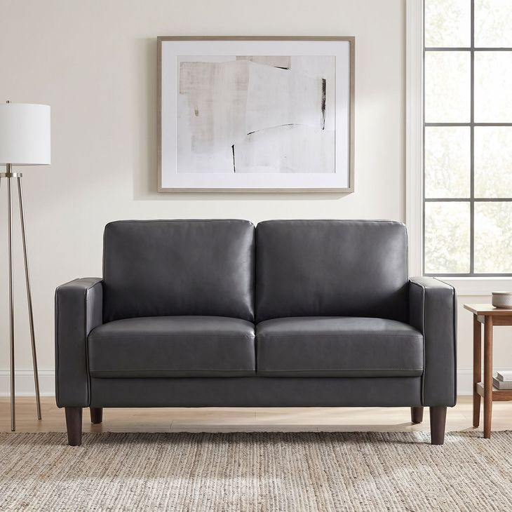 Malcolm Dark Gray Loveseat