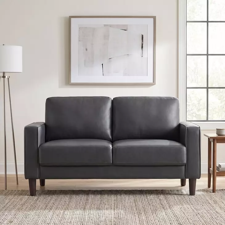 Malcolm Dark Gray 54" Loveseat