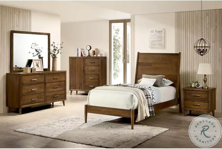 Zuma Walnut 4 Drawer Chest