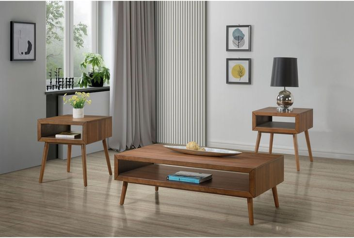 Zuma Brown 3 Piece Occasional Table Set