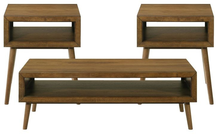 Zuma Brown 3 Piece Occasional Table Set