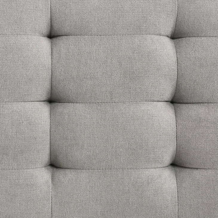 Zuma Gray Upholstered Bench
