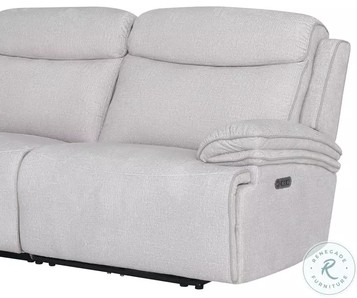 Aubrelle Airy Snow Modular Power Reclining Sectional