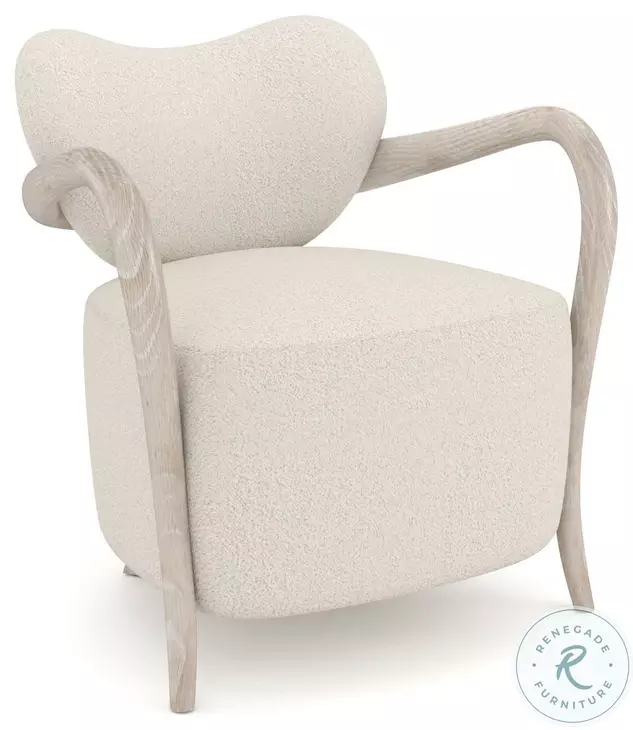 Ashanti Ivory Melange Performance Boucle Accent Chair