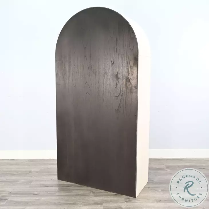 Golden Hearth White 42" Logan Arched Bookcase