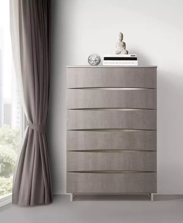 Marin Greige 6 Drawer Chest