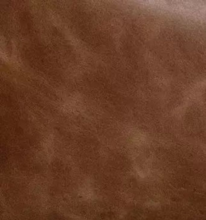 Maverick Cinnamon Square Top Grain Leather Ottoman