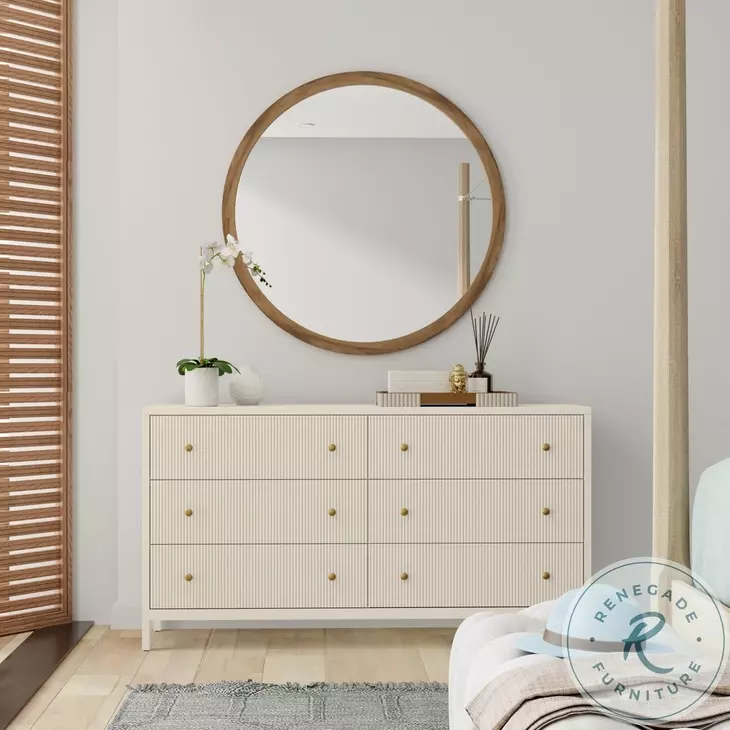 Marsha Coconut Milk 6 Drawer Dresser