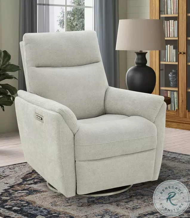 Maryn Trento Dove Zero Gravity Triple Power Recliner with Power Headrest And Lumbar