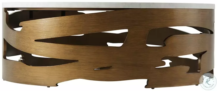 Washi Sapwood 48" Round Cocktail Table