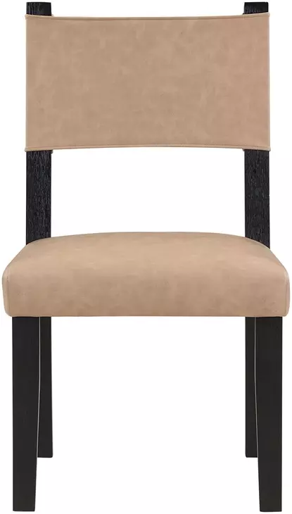 Aubrey Black Strap Back Side Chair Set of 2