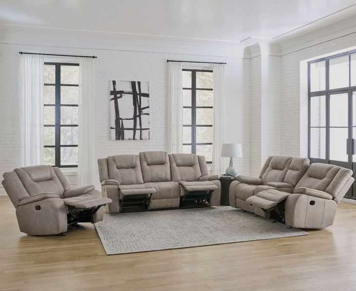 Blake Desert Taupe Performance Fabric Glider Recliner