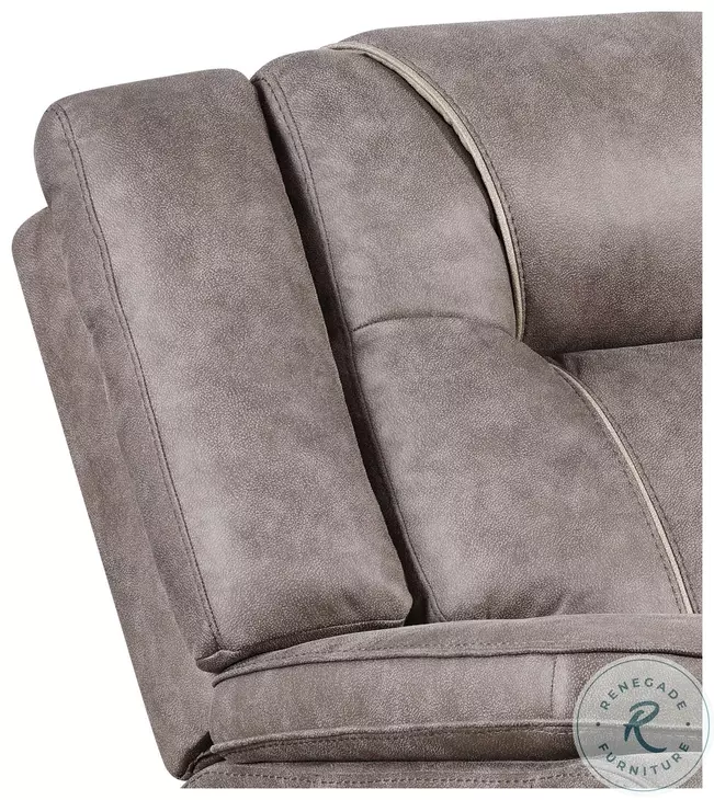 Blake Desert Taupe Performance Fabric Reclining Living Room Set