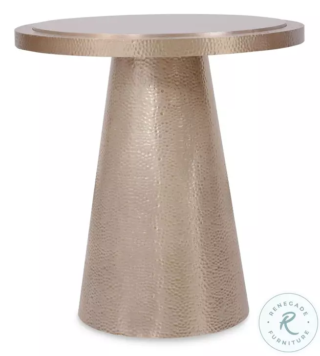 Auburn Grove Satin Brass Spot Table