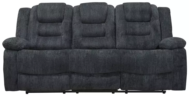 Bolton Misty Storm Performance Fabric Dual Reclining 83" Sofa