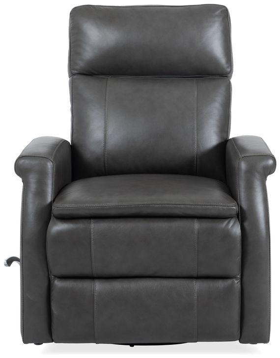 Bristol Raven Leather Swivel Glider Recliner